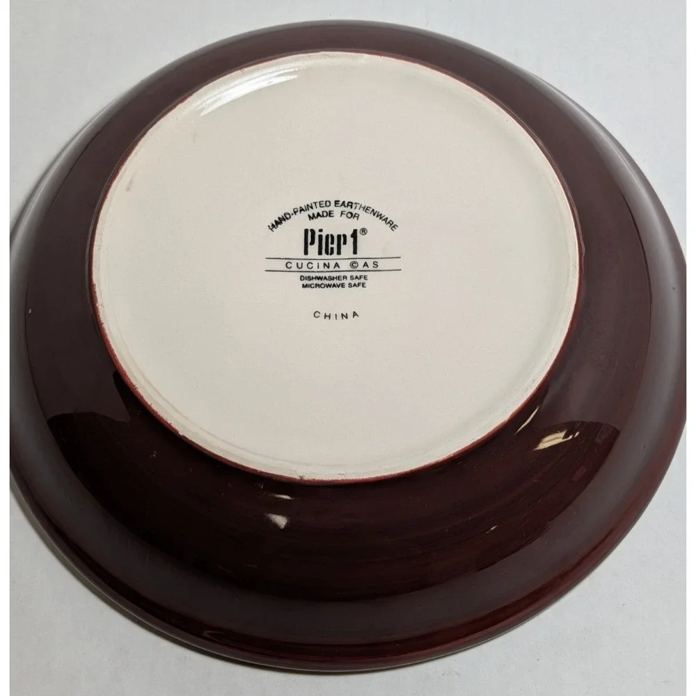 Pier 1 Cucina Pasta Bowl Earthenware 9
